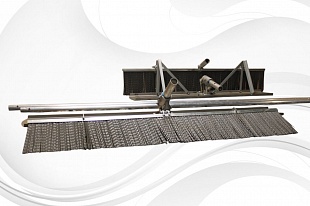 Гладилка для бетона со щеткой для текстурирования 1200х200 мм